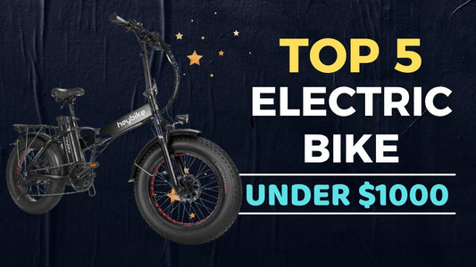 Top electric bikes under £1000 with folding design