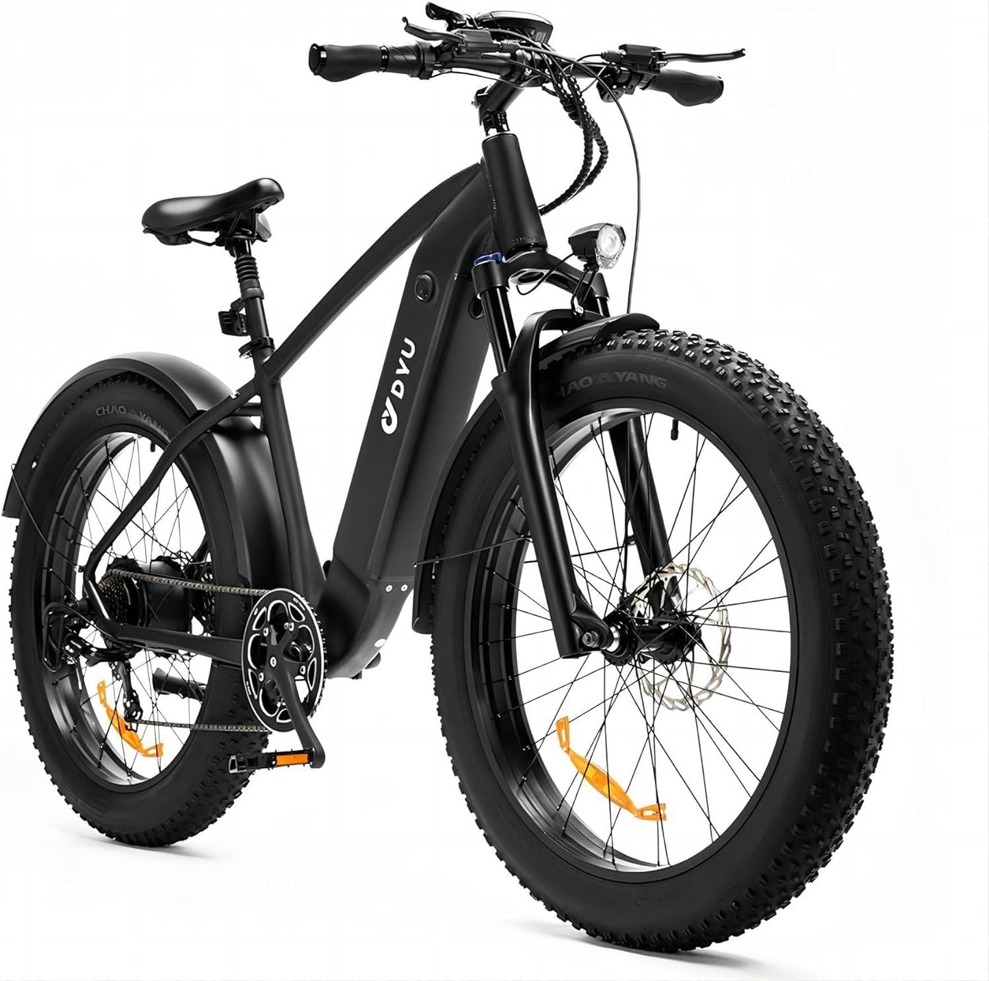 DYU King 750 Electric Fat Bike – 750W Motor, 26″ Wheels, 70 Mile Range E-Bike (UK Off-Road Beast)