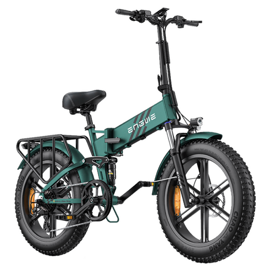ENGWE Engine Pro 750W electric bike – folding fat tyre e-bike with suspension