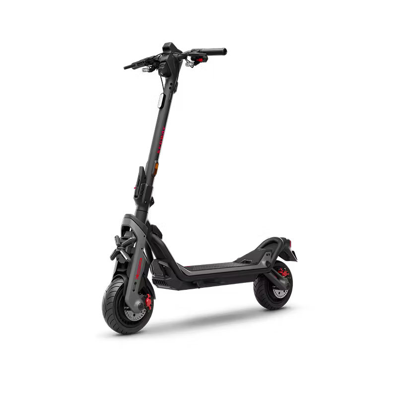Segway GT3 electric scooter – black super scooter with smart display and shock absorbers

